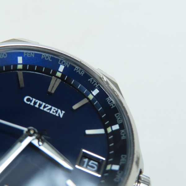 実際に弊社で買取させて頂いたCITIZEN/シチズン ATTESA/アテッサ デイト 電波ソーラー 腕時計/ウォッチ H149-S118921の画像 5枚目