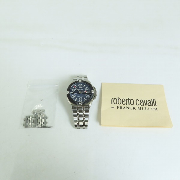 実際に弊社で買取させて頂いたroberto cavalli by FRANCK MULLER/ロベルト カヴァリ バイ フランク ミュラー 腕時計 RV1G181M1021の画像 9枚目
