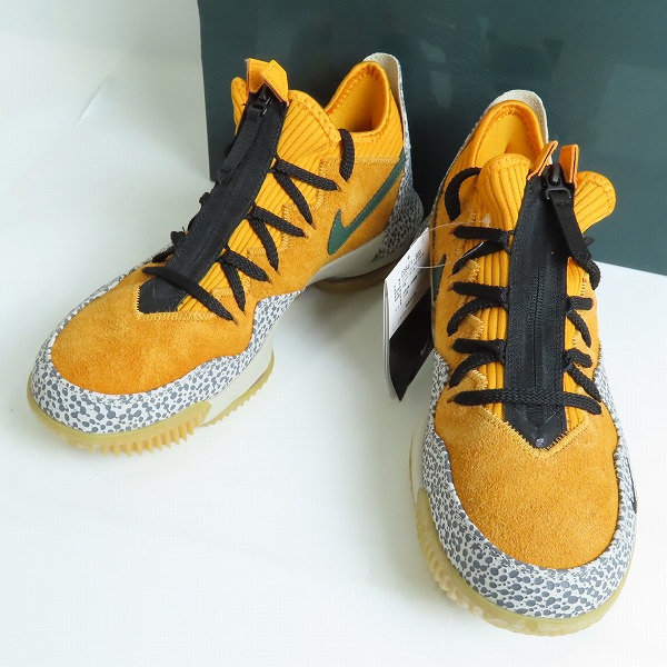 実際に弊社で買取させて頂いた【未使用】NIKE×atmos/ナイキ×アトモス LEBRON 16 LOW AC SAFARI/レブロン16 サファリ CD9471-800/28