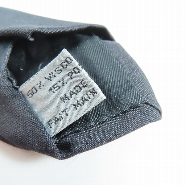 実際に弊社で買取させて頂いたDior Homme/ディオールオム BEE/蜂 刺繍 シルクネクタイ の画像 4枚目