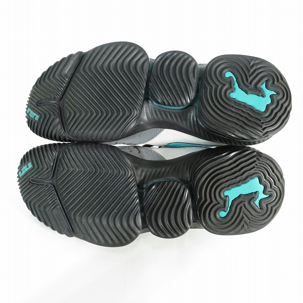 実際に弊社で買取させて頂いたATMOS×NIKE/アトモス×ナイキ LEBRON XVI LOW AC Clear Jade レブロン16 クリアジェイド CD9471-003/28.5の画像 2枚目