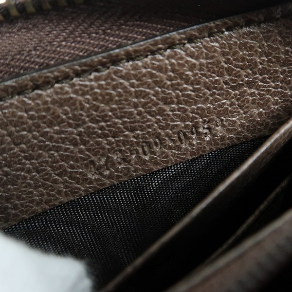 実際に弊社で買取させて頂いたGUCCI/グッチ GGスプリーム クーリエ UFO 虎 ラウンド ジップ ウォレット/財布の画像 5枚目