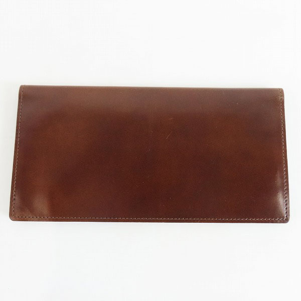 実際に弊社で買取させて頂いた土屋鞄製造所/ツチヤカバン コードバン ロングウォレット/長財布の画像 1枚目