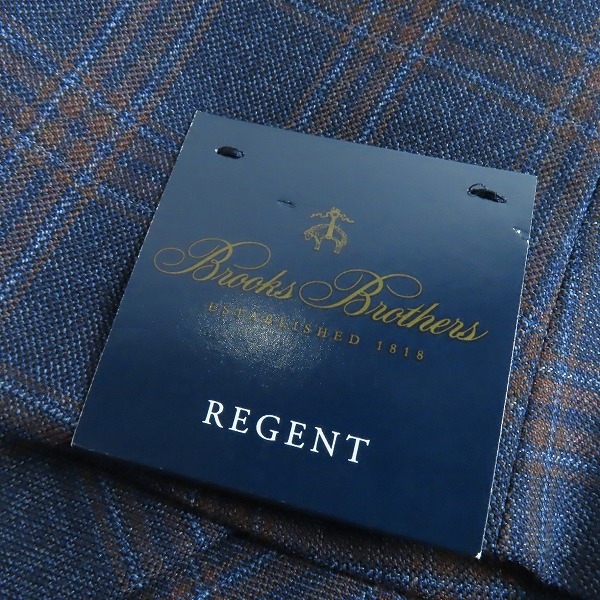 実際に弊社で買取させて頂いたBrooks Brothers/ブルックスブラザーズ チェック テーラードジャケット/44Rの画像 6枚目