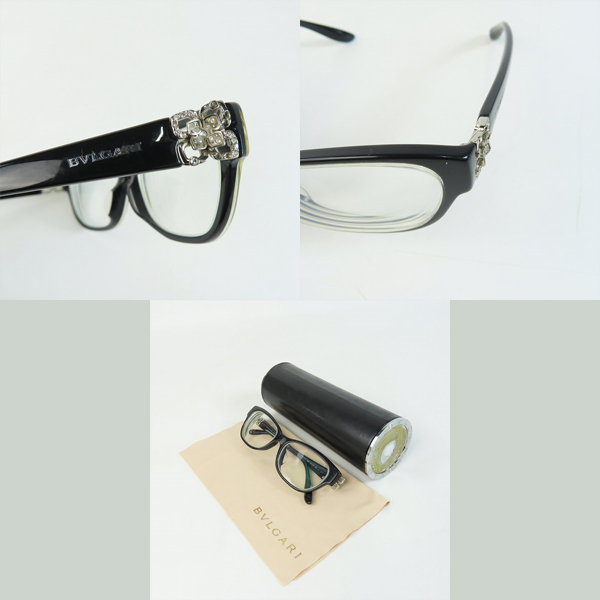 実際に弊社で買取させて頂いたBVLGARI/ブルガリ メガネフレーム/アイウェア 4124-B-Fの画像 9枚目