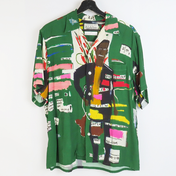 実際に弊社で買取させて頂いたWACKO MARIA/ワコマリア JEAN-MICHEL BASQUIAT/HAWAIIAN SHIR TYPE-2 アロハシャツ BASQUIAT-WM-HI05/S