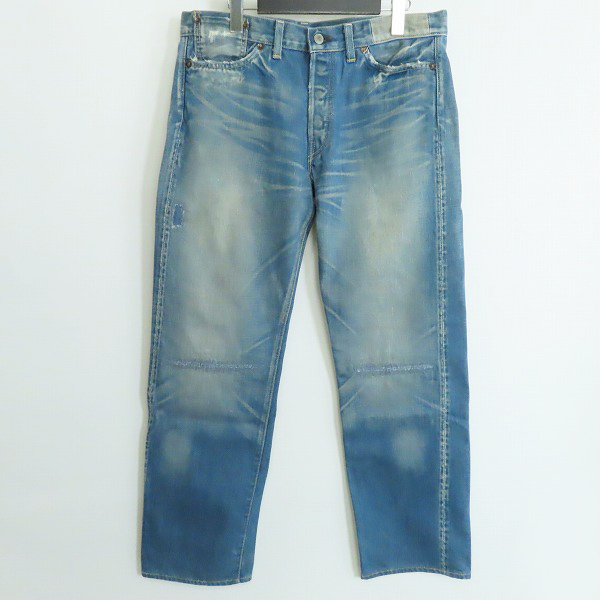 実際に弊社で買取させて頂いたLEVI'S/リーバイス 1955モデル 復刻 501XX 日本製 赤耳 デニムパンツ 55501 J22/W34