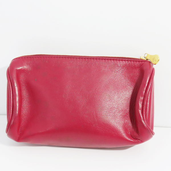 実際に弊社で買取させて頂いたBOTTEGA VENETA/ボッテガヴェネタ レザー ポーチ の画像 1枚目