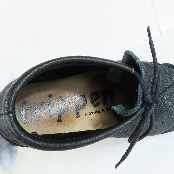 実際に弊社で買取させて頂いたtrippe/トリッペン レザーシューズ/42の画像 4枚目