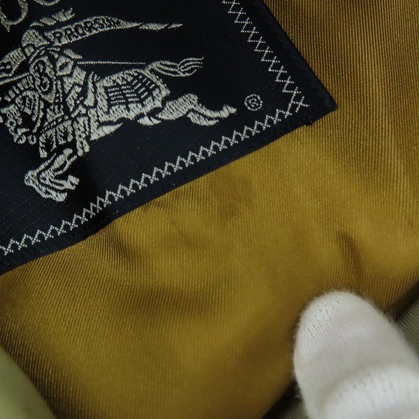 実際に弊社で買取させて頂いたBURBERRYS/バーバリーズ ライナー付 ロングトレンチコート/BBB55-940-72の画像 6枚目