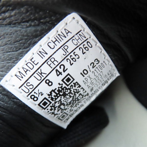 実際に弊社で買取させて頂いたY-3/ワイスリー SUPERSTAR/スーパースター レザースニーカー IE3237/26.5の画像 5枚目