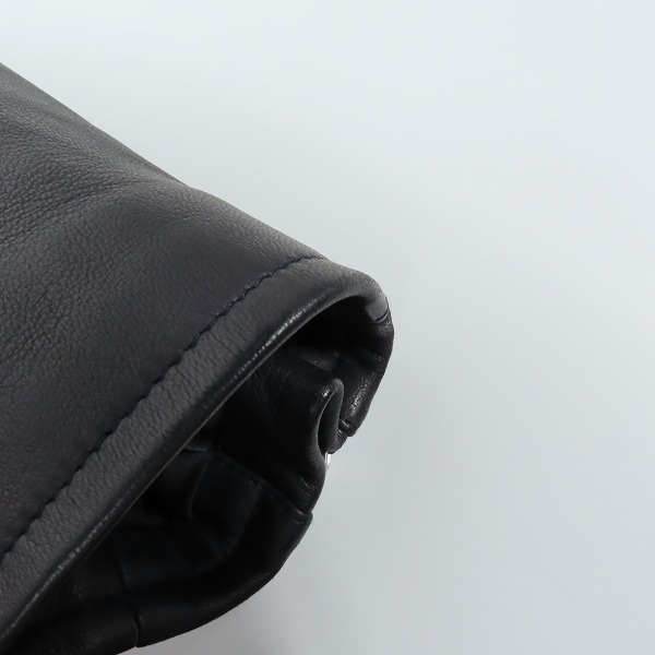 実際に弊社で買取させて頂いたISAMU KATAYAMA BACKLASH/バックラッシュ シングル ライダースジャケット スペインシープ B-1572-01 Sの画像 6枚目