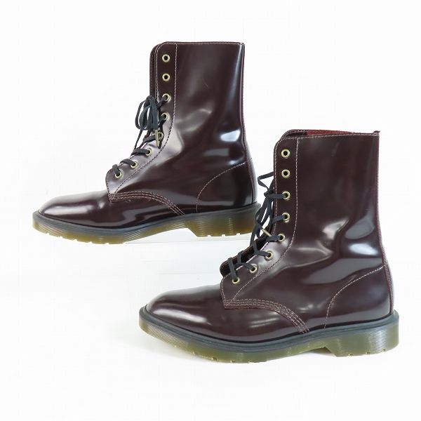 実際に弊社で買取させて頂いたDr.martens/ドクターマーチン LANGSTON/ラングストン エナメル 8ホール ブーツ/UK10の画像 3枚目