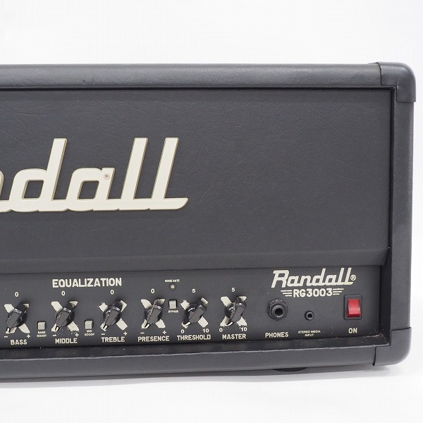 実際に弊社で買取させて頂いた★【電源ケーブル欠品】Randall/ランドール RG3003 エレキギター用ヘッドアンプ フットスイッチ付/簡易動作確認済の画像 2枚目