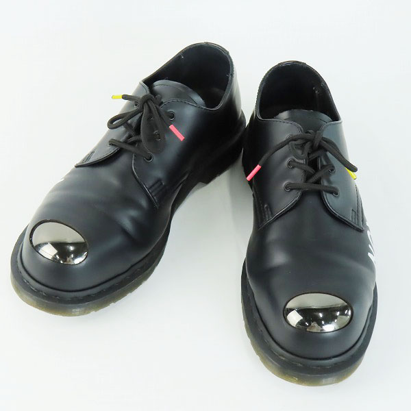 実際に弊社で買取させて頂いたDr.Martens×SEX PISTOLS STEEL/ドクターマーチン×セックスピストルズ  TOE 3EYE SHOE/ 3ホール シューズ 1925 SXP/UK9