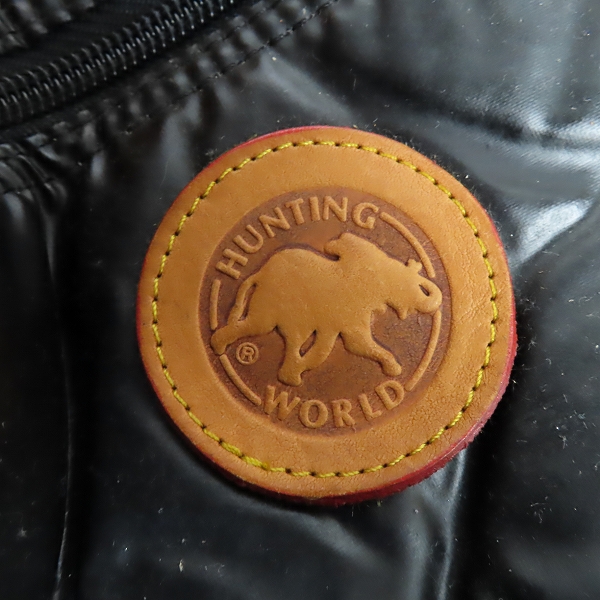 実際に弊社で買取させて頂いた【難有り】HUNTING WORLD/ハンティングワールド ボストンバッグ/ショルダーバッグの画像 4枚目