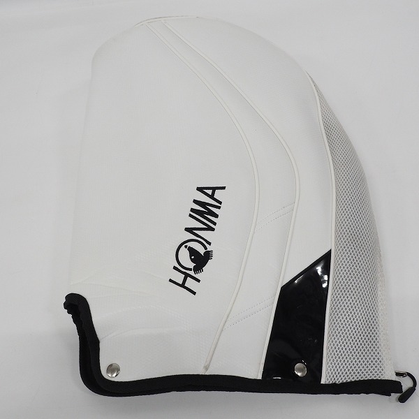 実際に弊社で買取させて頂いたHONMA/ホンマ/本間 ゴルフ CB12112 9型 5分割キャディバッグ ホワイトｘブラックの画像 8枚目