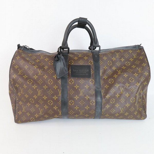 実際に弊社で買取させて頂いた【難あり】LOUIS VUITTON/ルイヴィトン モノグラム ウォータープルーフ キーポル･バンドリエール55 ボストンバッグ M41411