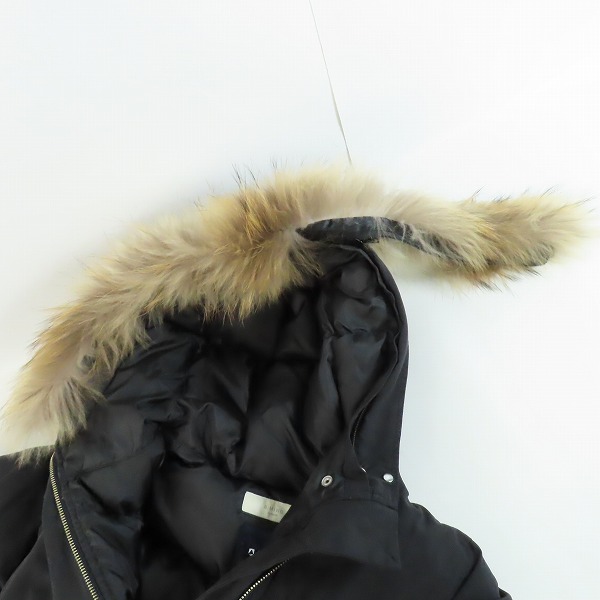 実際に弊社で買取させて頂いたB:MING by BEAMS/ビーミング バイ ビームス ラクーンファー ダウンジャケット 93-19-0281-803 /Mの画像 6枚目