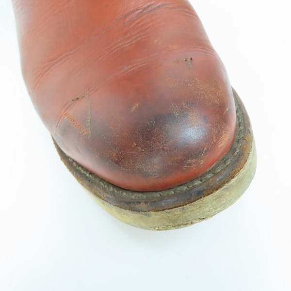 実際に弊社で買取させて頂いたRED WING/レッドウィング 羽タグ PECOS BOOTS/ペコスブーツ 8866 7.5Eの画像 8枚目