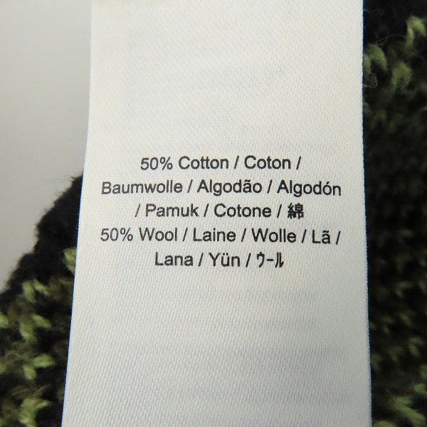 実際に弊社で買取させて頂いたFred Perry/フレッドペリー Chunky Jacquard Cardigan ジャガードカーディガン K3539/Lの画像 3枚目