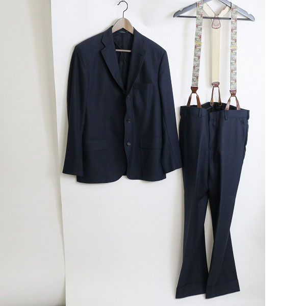 実際に弊社で買取させて頂いたBrooks Brothers/ブルックスブラザーズ own make サスペンダー付き パンツ ジャケット セットアップ/42R/W36