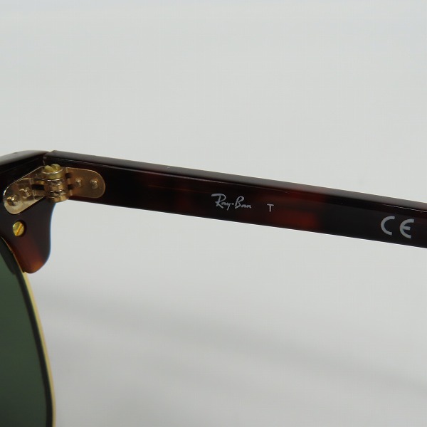 実際に弊社で買取させて頂いたRay-Ban/レイバン CLUB MASTER/クラブマスター サングラス/アイウェア RB3016 W0366の画像 5枚目