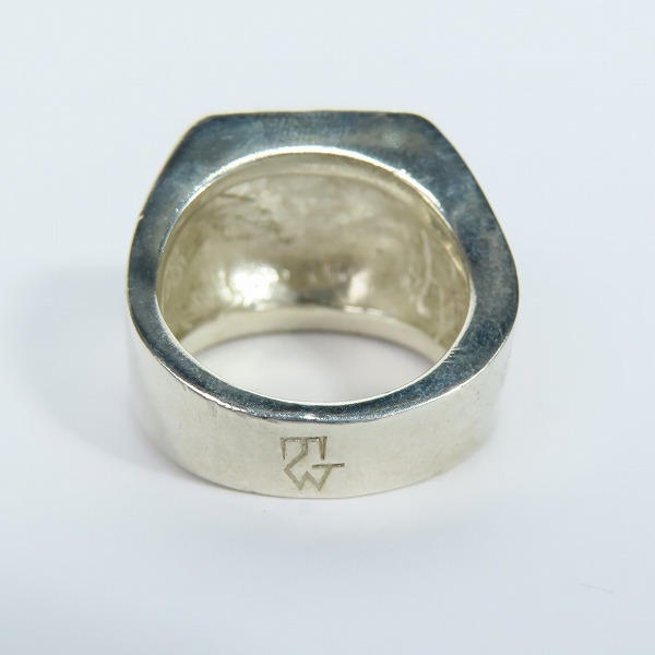 実際に弊社で買取させて頂いた【ギャラ付き】TARO WASHIMI×TRAVIS WALKER/鷲見太郎×トラヴィスワーカー キャンバスリング 18K w/アラベスク 17.5-19号の画像 4枚目