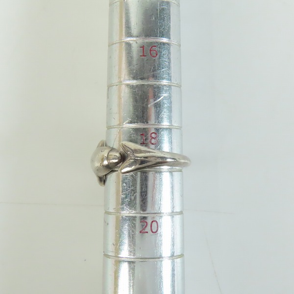 実際に弊社で買取させて頂いたHOLLYWOOD RANCH MARKET/ハリウッドランチマーケット ドルフィン/イルカ リング 18.5-19号の画像 7枚目