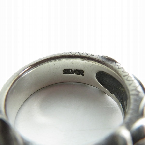 実際に弊社で買取させて頂いた【ギャラ付き】Bloody Mary ブラッディマリー Neptune/ネプチューン S リング 13号の画像 7枚目