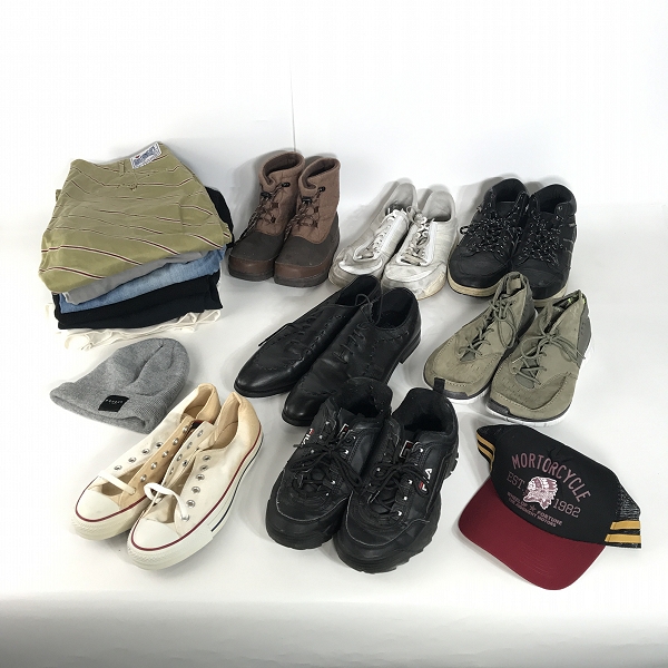 実際に弊社で買取させて頂いた【おまとめ】A BATHING APE/アベイシングエイプ adidas/アディダス FILA/フィラ 他 スニーカー/パンツ 等