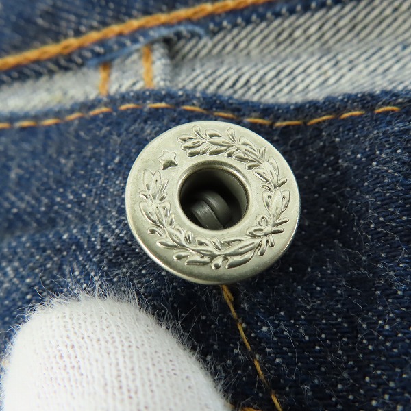 実際に弊社で買取させて頂いたLEVIS/リーバイス VINTAGE CLOTHING S501XX 1944年大戦モデル復刻 片面ビッグE/デニムパンツ 44501/W30L36の画像 5枚目