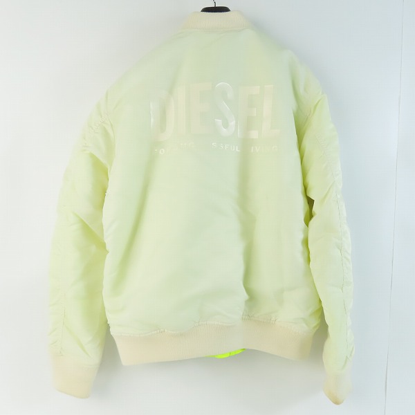 実際に弊社で買取させて頂いたDIESEL/ディーゼル  ダメージ加工 リバーシブル パテッド MA-1ジャケット J-ROSS-REV 00SAS1/Lの画像 1枚目