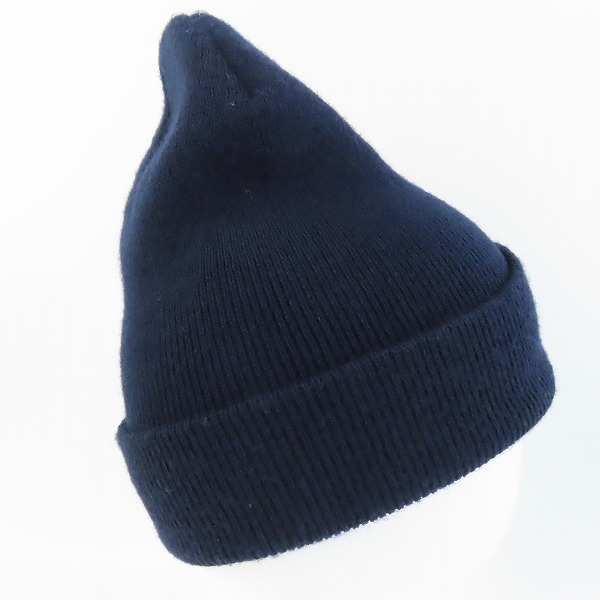 実際に弊社で買取させて頂いたCarhartt/カーハート A18 NAVY ビーニー/ニット帽 ネイビーの画像 4枚目