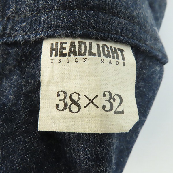 実際に弊社で買取させて頂いたSUGAR CANE/シュガーケーン HEAD LIGHT/ヘッドライト ブルーデニム ダンガリー 11oz. BLUE DENIM DUNGAREES HD41788 38の画像 3枚目