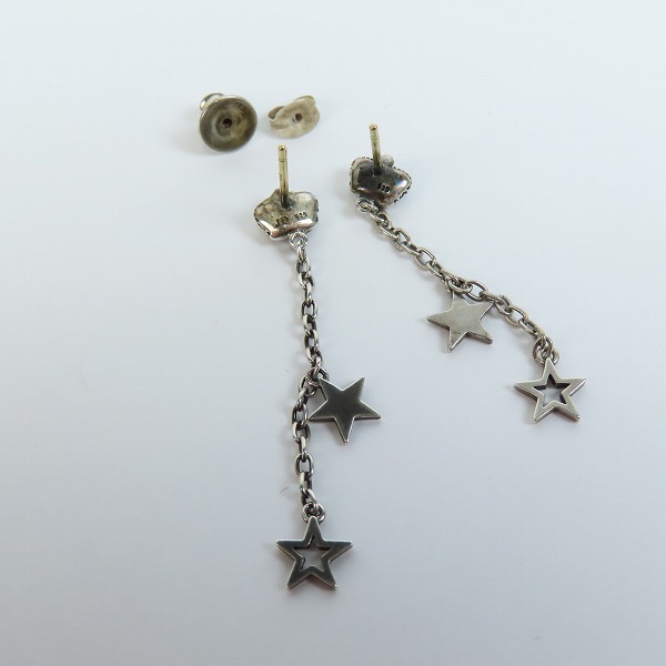 実際に弊社で買取させて頂いた【ギャラ付き】Justin Davis/ジャスティンデイビス 2 STARLET スターレット クラウンピアス SEJ816/2点セットの画像 4枚目