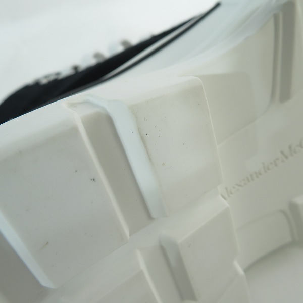実際に弊社で買取させて頂いたALEXANDER MCQUEEN/アレキサンダー・マックイーン トレッドスリック キャンバス スニーカー 697080/38.5の画像 6枚目