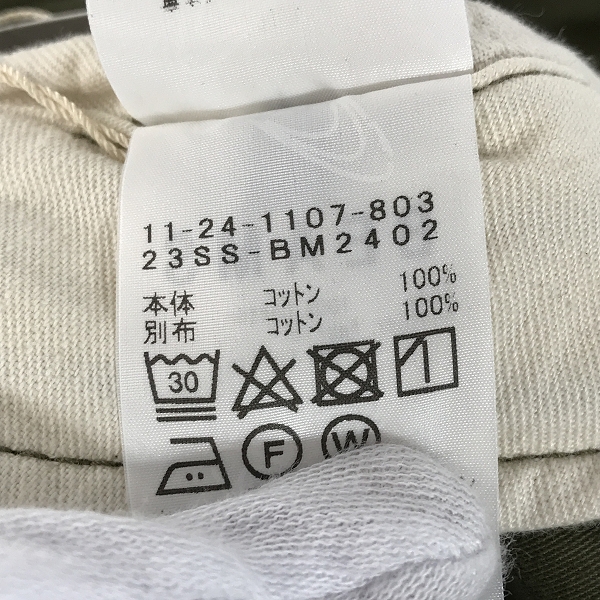 実際に弊社で買取させて頂いた【未使用】BEAMS/ビームス 7分丈カーゴパンツ/ショーツ  OLIVE/オリーブ Mの画像 5枚目