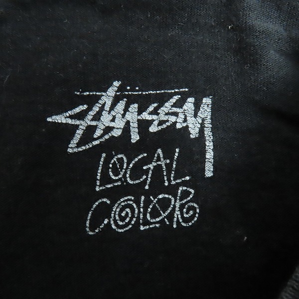 実際に弊社で買取させて頂いたSTUSSY/ステューシー ワールドツアー プリントTシャツ ブラック/Mの画像 4枚目