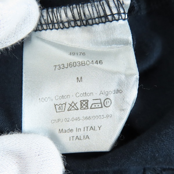 実際に弊社で買取させて頂いた【JPタグ】DIOR homme/ディオールオム  BEE/ビー/蜂刺繍 半袖Tシャツ 733J603B0446/Mの画像 4枚目