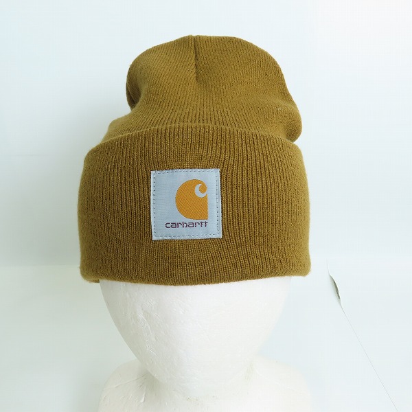 実際に弊社で買取させて頂いたCARHARTT/カーハート ニット帽/ビーニー A18 BRNの画像 1枚目