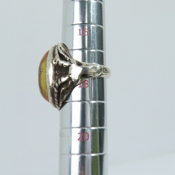 実際に弊社で買取させて頂いたALEX STREETER/アレックスストリーター エンジェルハートリング レッド 18号の画像 7枚目