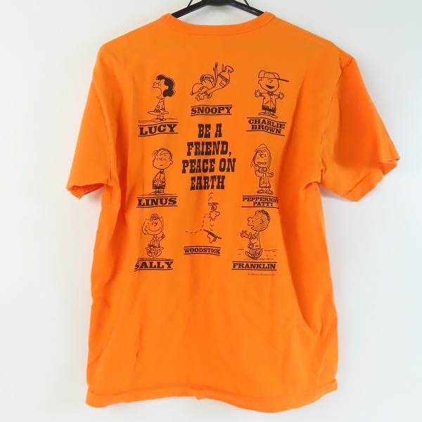 実際に弊社で買取させて頂いた【未使用】BUZZ RICKSON'S×PEANUTS /バズリクソンズ×ピーナッツ スヌーピー 半袖 Tシャツ/L