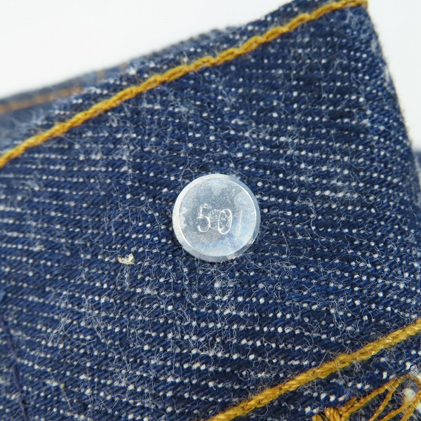 実際に弊社で買取させて頂いたLEVIS/リーバイス 501 米国製 刻印501 デニムパンツ 501-0000/W34L34の画像 5枚目