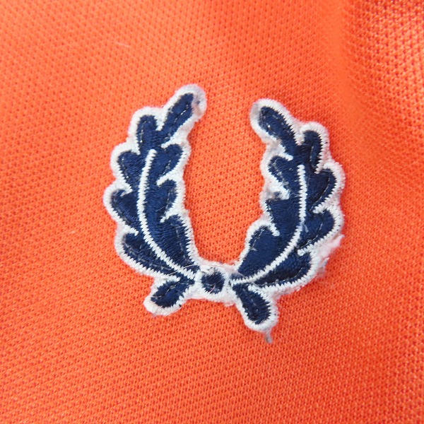 実際に弊社で買取させて頂いたFRED PERRY/フレッドペリー トラックジャケット オレンジ/Mの画像 3枚目