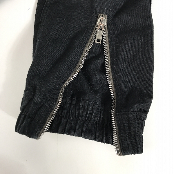 実際に弊社で買取させて頂いたRick Owens/リックオウエンス 21AW Bauhaus Cargo/バウハウスカーゴパンツ ジョガーパンツ 裾ジップ  RR02A5377-CVR/48の画像 7枚目