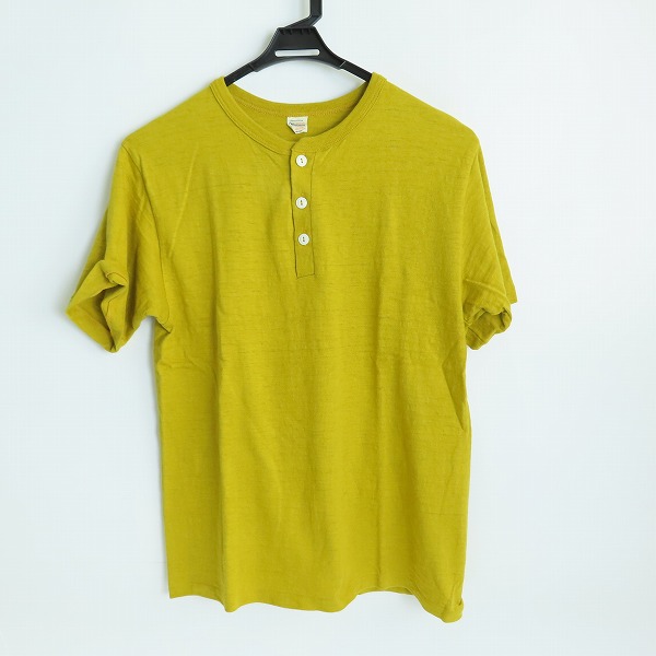 実際に弊社で買取させて頂いたWAREHOUSE/ウェアハウス ヘンリーネック Tシャツ DUBBLE WORKS ダブルワークス M