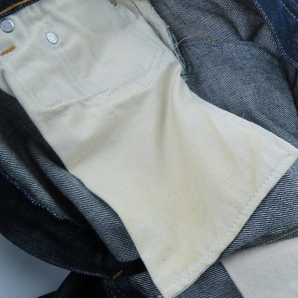 実際に弊社で買取させて頂いたLEVI’S Fenom×FRAGMENT DESIGN/リーバイスフェノム×フラグメントデザイン ラインストーン ワイドデニムパンツ FM505-0016/34の画像 5枚目