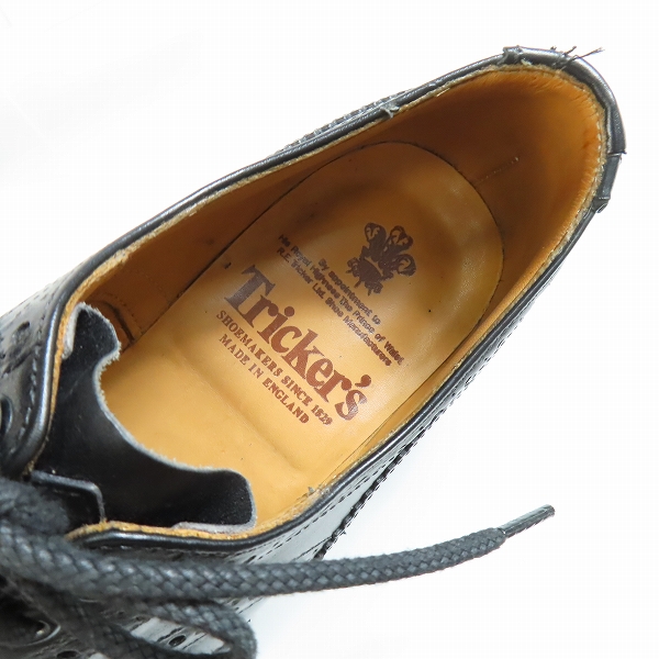 実際に弊社で買取させて頂いたTricker's/トリッカーズ ウィングチップシューズ M5633D/6.5の画像 4枚目
