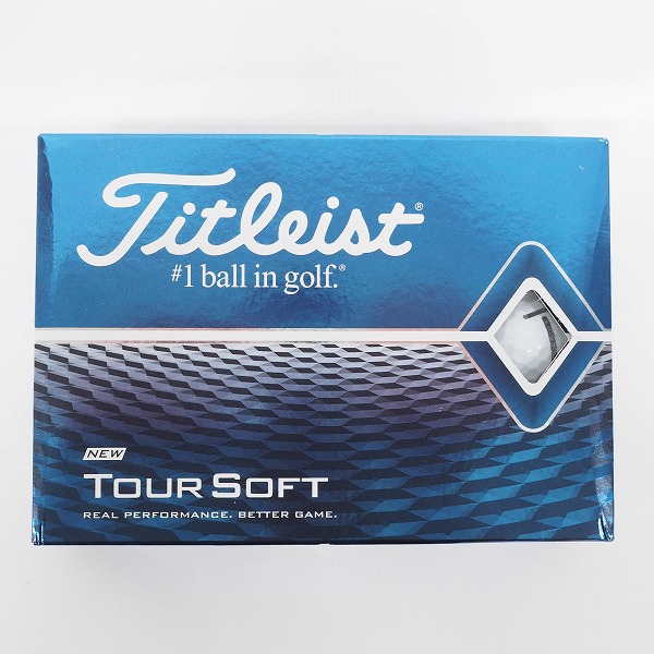 実際に弊社で買取させて頂いた【未使用/オウンネーム】Titleist/タイトリスト TOUR SOFT ゴルフボール ホワイト 1ダースの画像 2枚目